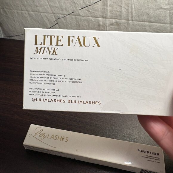 Lilly Lashes Faux Mink (Diamond) & Clear Power Liner - Picture 6 of 9